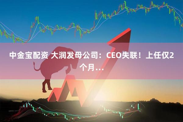中金宝配资 大润发母公司：CEO失联！上任仅2个月…